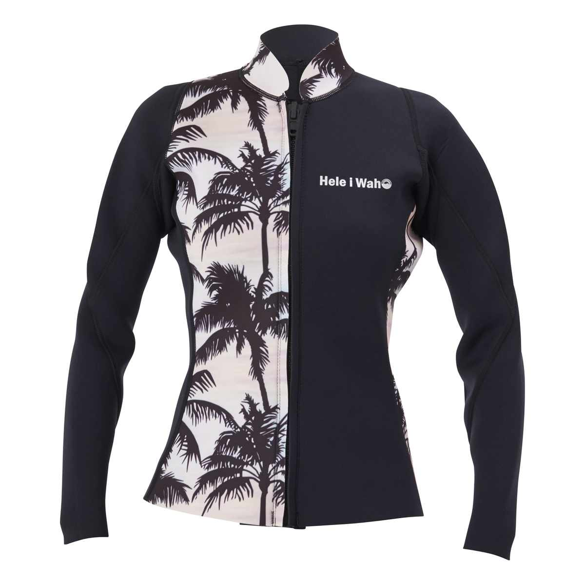 2mm JACKET LADY BK/CLASSIC PALM | ヘレイワホ