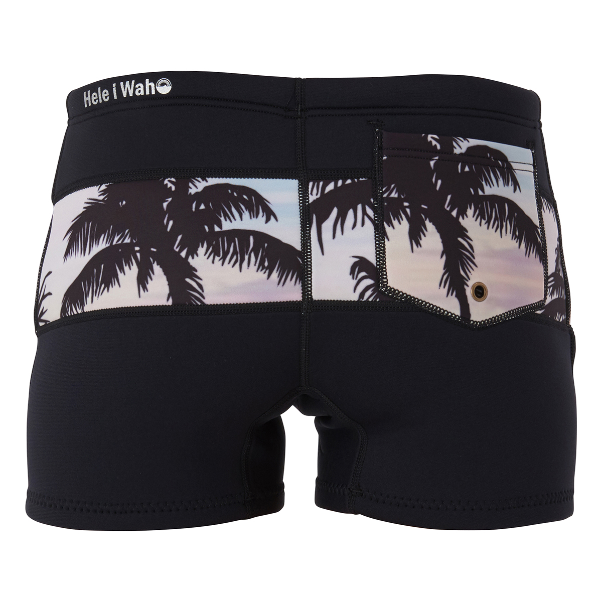 2mm SHORT PANTS POCKET FOR LADY (CLASSIC PALM) | ヘレイワホ
